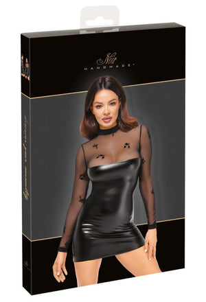 Kurzes Kleid im edlen Material - Mix von Noir Handmade - Hinreissend