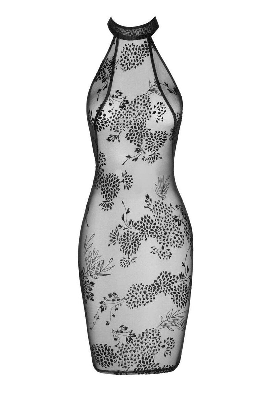 Kurzes Mesh Kleid F240 | Noir Handmade - Hinreissend
