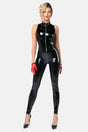 Lack Catsuit schwarz "ANGELICA" - Patrice Catanzaro - Hinreissend