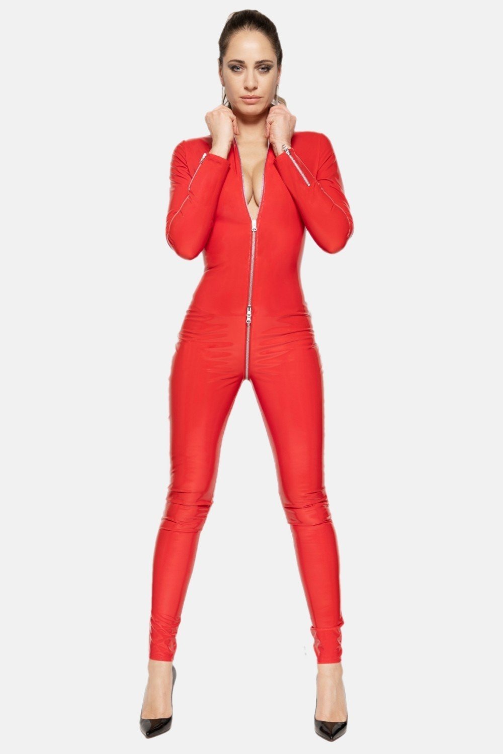 Lack Catsuit SWEETY rot - Patrice Catanzaro - Hinreissend