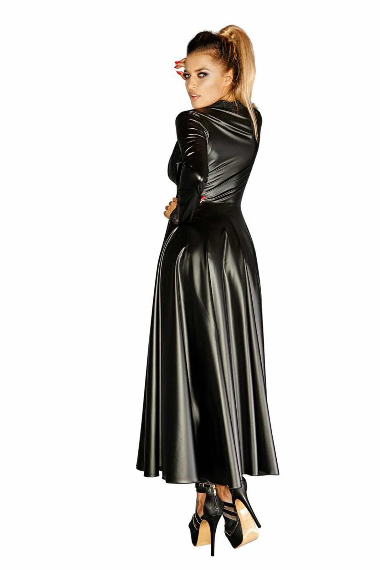 Lack Mantel - Noir Handmade F128c - Hinreissend