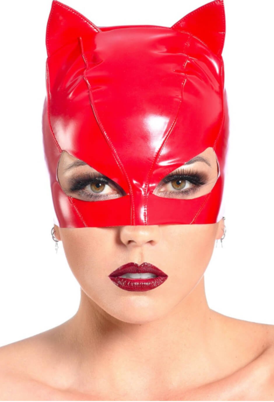 Lack - Maske "Petit Chat" Rot - Hinreissend