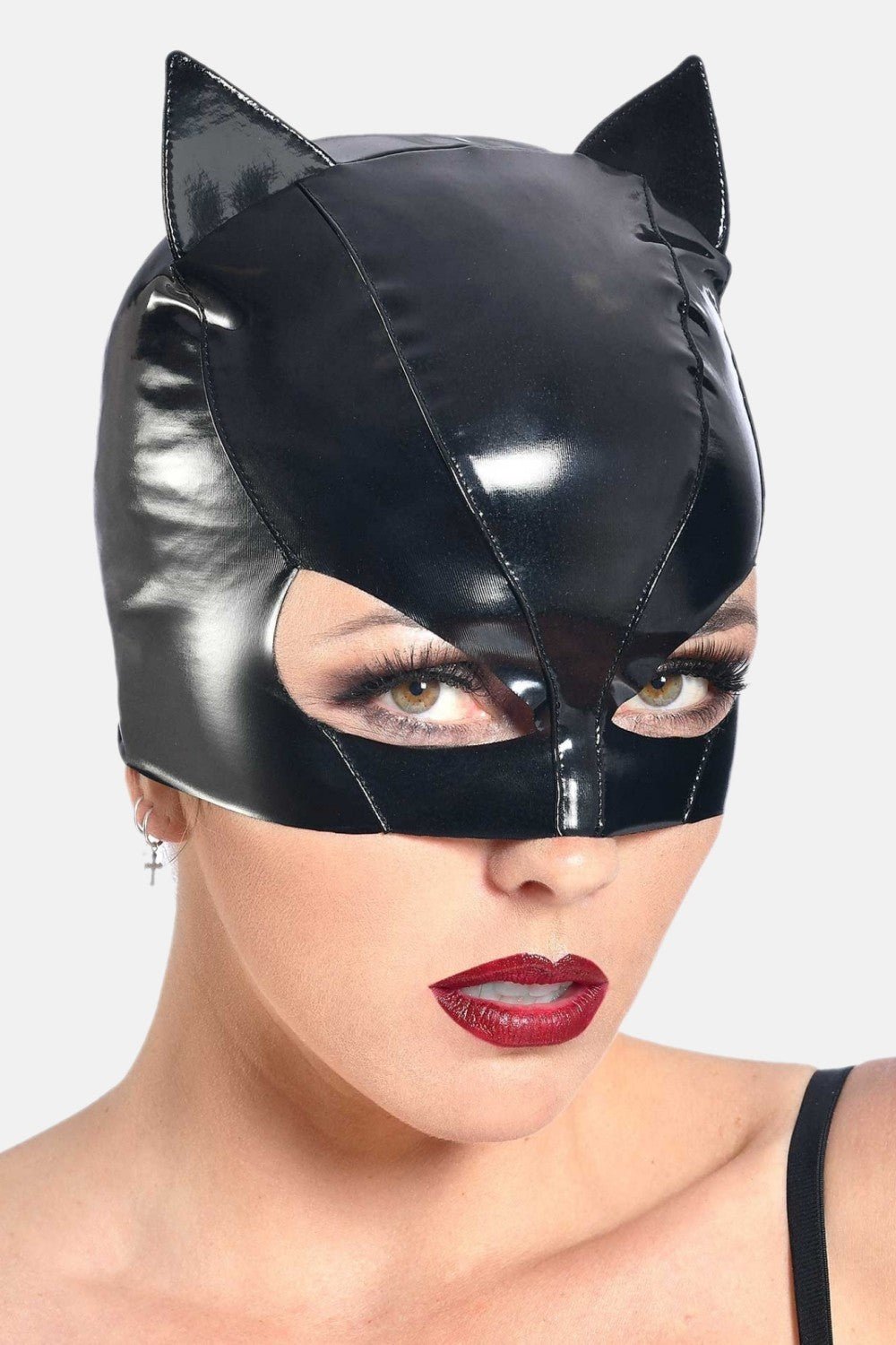 Lack - Maske "Petit Chat" Rot - Hinreissend