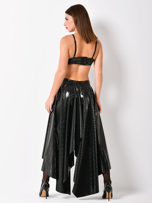 Lack Rock O gestreift Schwarz Damen – Patrice Catanzaro