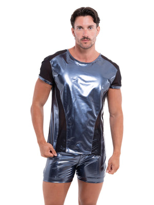 Lack Shirt Prométhée Herren von Patrice Catanzaro – Vorderansicht, als Set