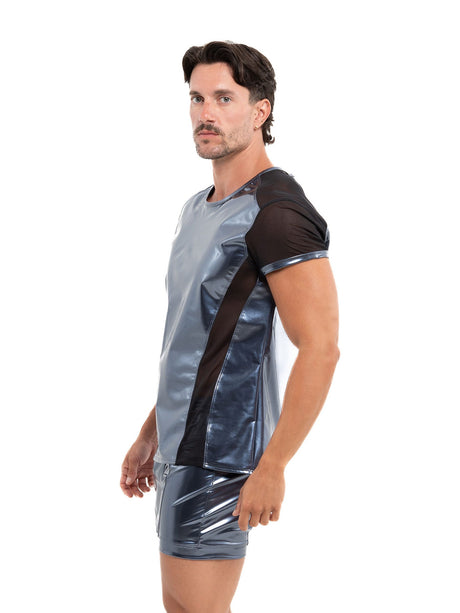 Lack Shirt Prométhée Herren von Patrice Catanzaro – Seitenansicht, als Set