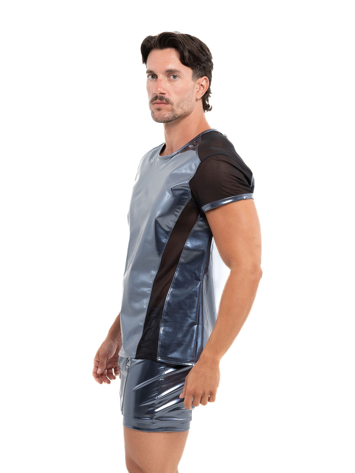 Lack Shorts Prométhée Herren von Patrice Catanzaro – Seitenansicht, als Set