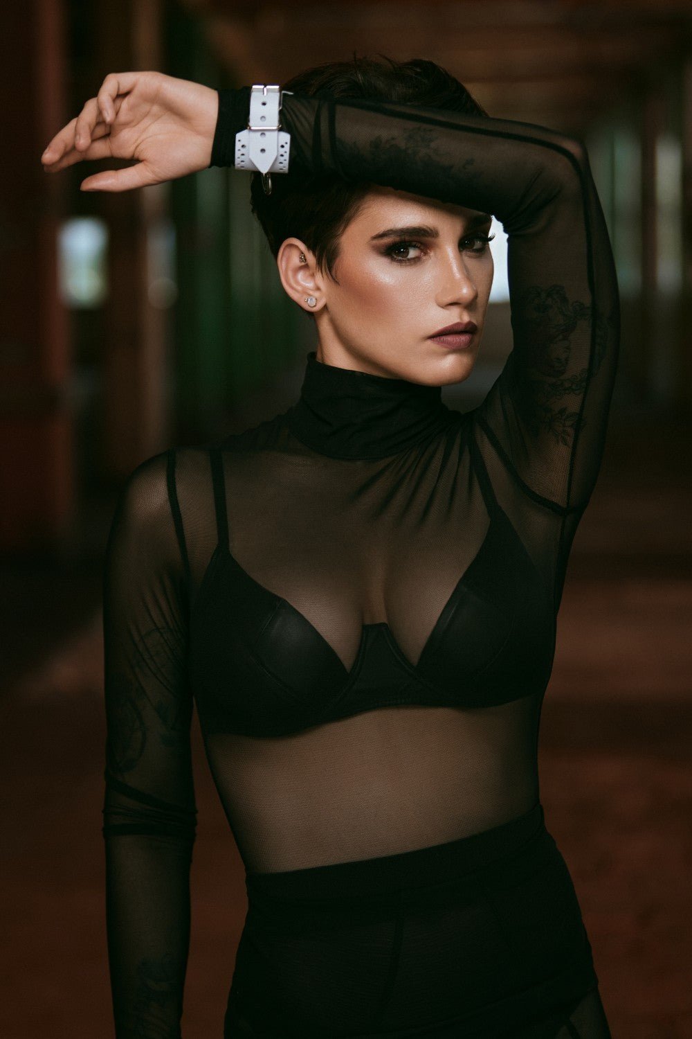 Langarm Netz Body | Patrice Catanzaro - Hinreissend