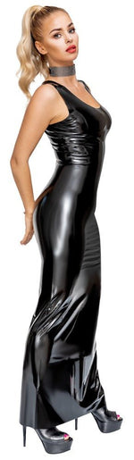 Langes Kleid aus Latex - Hinreissend