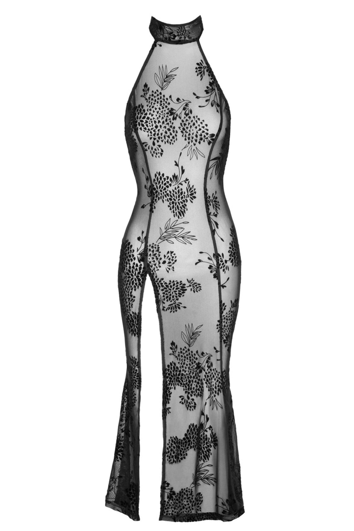 Langes Tüll Kleid F239 | Noir Handmade - Hinreissend