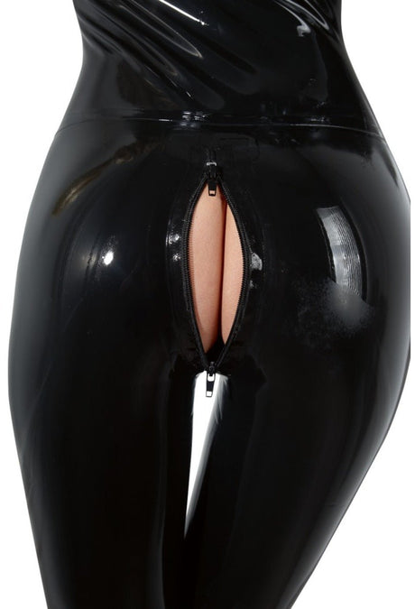 Latex Catsuit schwarz - Hinreissend