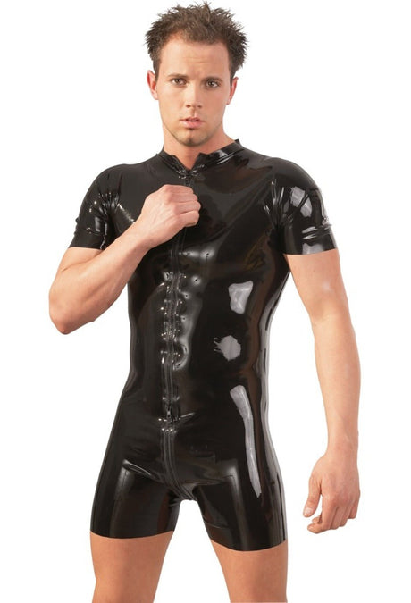 Latex Herren Kurzoverall - Hinreissend