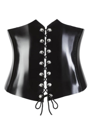 Latex Mieder schwarz - Hinreissend