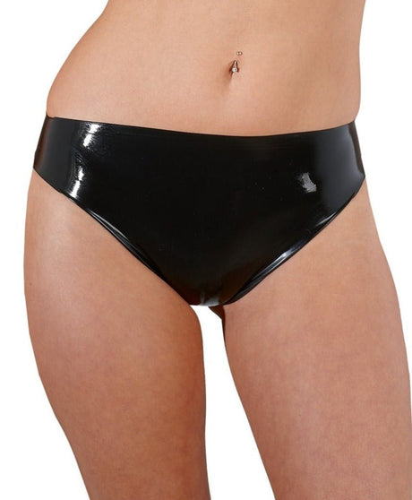 Latex Slip schwarz - Hinreissend