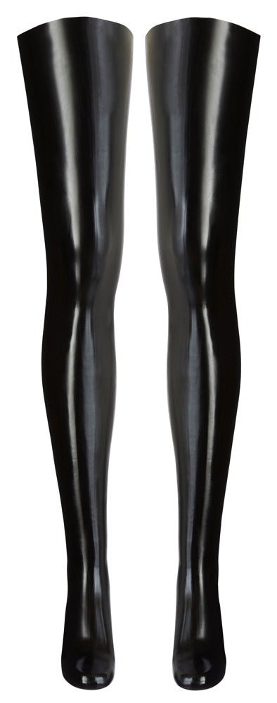 Latex Strümpfe schwarz - Hinreissend