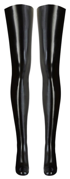 Latex Strümpfe schwarz - Hinreissend