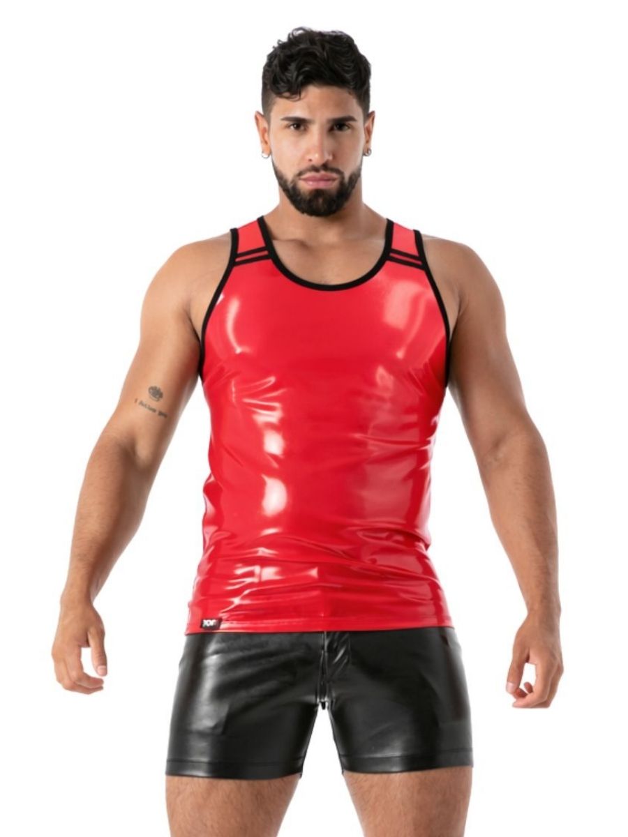 Datex Tank Top Second Skin Rot Herren – TOF Paris
