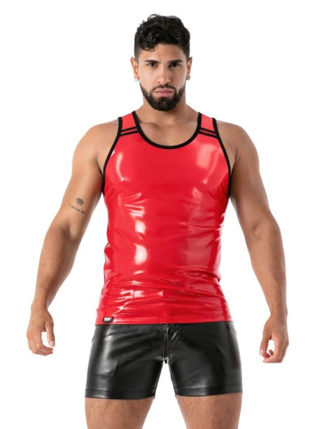 Datex Tank Top Second Skin Rot Herren – TOF Paris