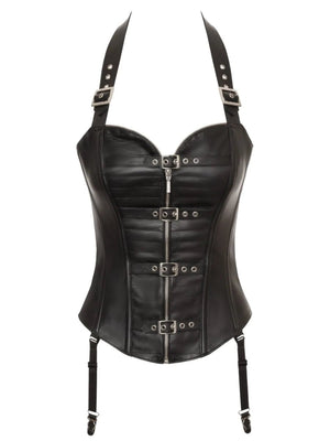 Leder - Corsage Schwarz – Zado - Hinreissend