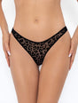Leopard Mesh String P011 - Schwarz | Noir Handmade - Hinreissend
