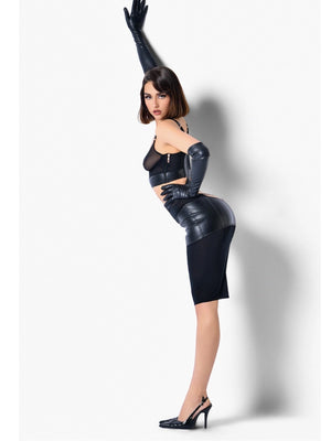 Luxure Rock aus Kunstleder – Impudique