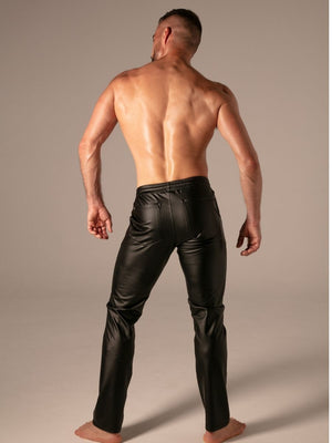 Master Ring Zip Jogging Wetlook Noir – Absolu Male