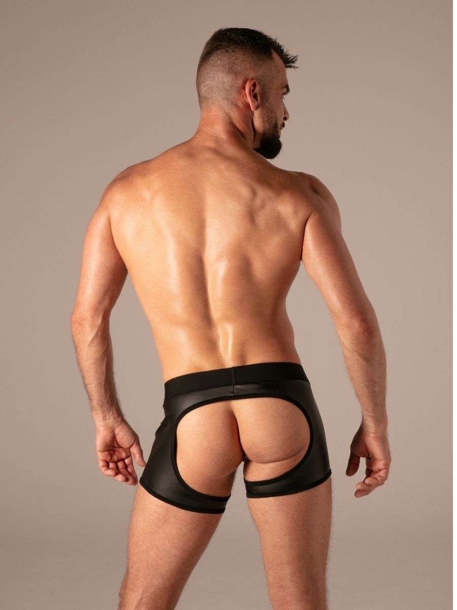 Master Chaps Courts Wetlook Noir – Absolu Male