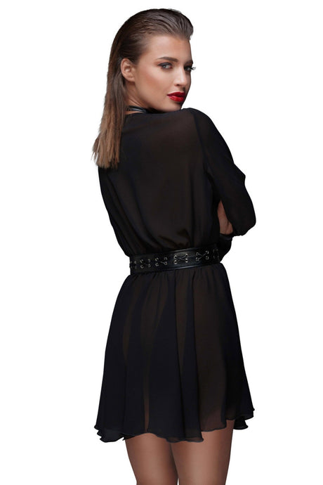 Minikleid mit Harness F150 - Noir Handmade - Hinreissend