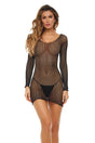 Minikleid Netzkleid schwarz von René Rofé Lingerie - Hinreissend
