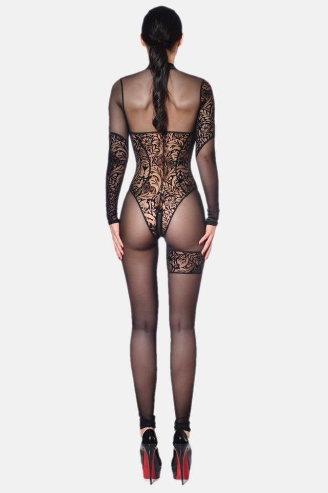 Patrice Catanzaro Mesh Catsuit MIRIA