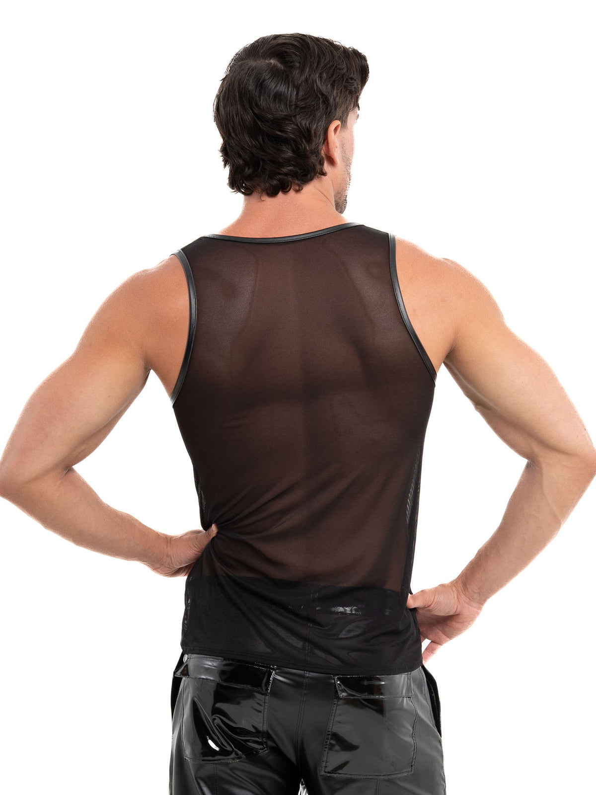 Netz Tanktop Percée Herren von Patrice Catanzaro – Rückansicht