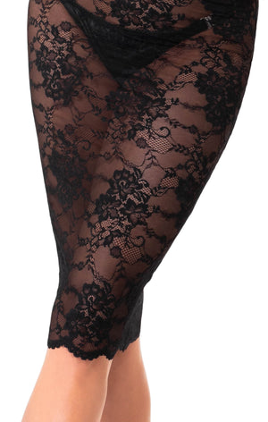 Nocturne Midikleid aus Spitze - Noir Handmade - Hinreissend