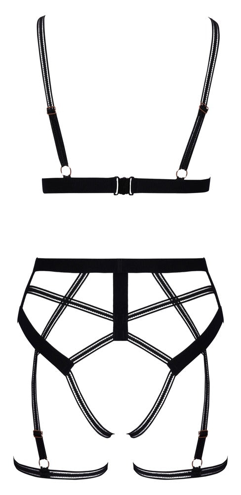 Ouvert - Set mit BH und Taillen - Slip - Hinreissend