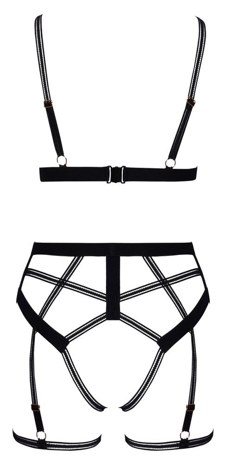 Ouvert - Set mit BH und Taillen - Slip - Hinreissend