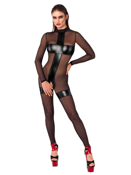 Overall ouvert Transparent – Noir Handmade - Hinreissend