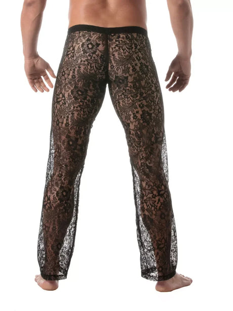 Rückenansicht der Hose mit durchbrochener Struktur – TOF Paris