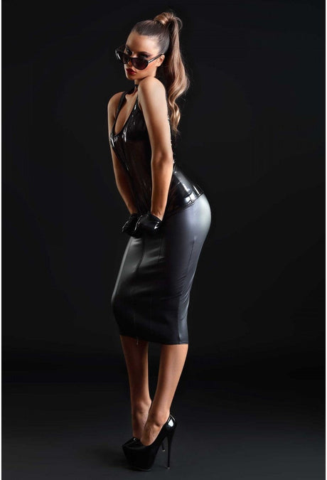 PATRICE CATANZARO Praline Lack Top schwarz - Hinreissend