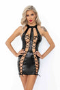 Powerwetlook Kleid F291 | Noir Handmade - Hinreissend