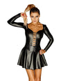 Powerwetlook Minikleid - Noir Handmade - Hinreissend