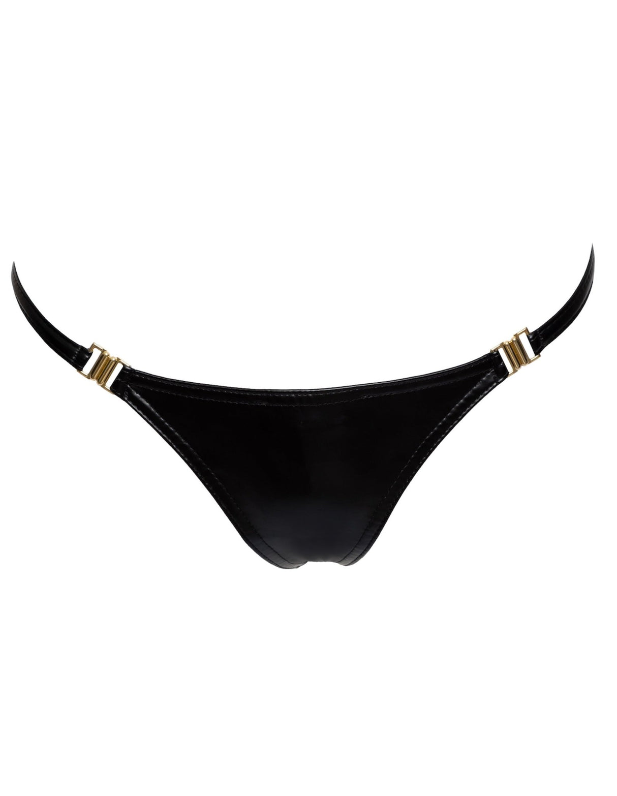 Powerwetlook Panty mit Goldverschluss P008 - Hinreissend