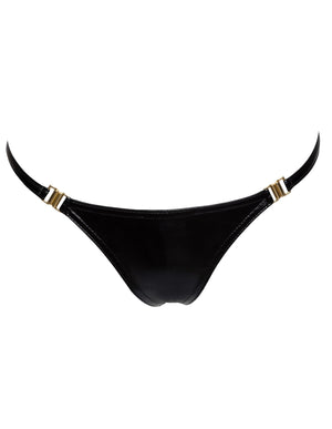 Powerwetlook Panty mit Goldverschluss P008 - Hinreissend