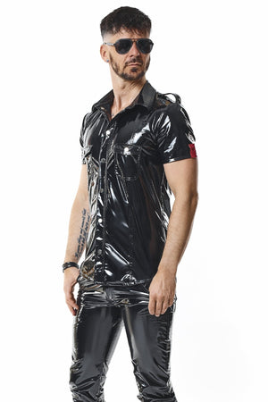PVC Herren T-Shirt "Leonardo" schwarz - Hinreissend