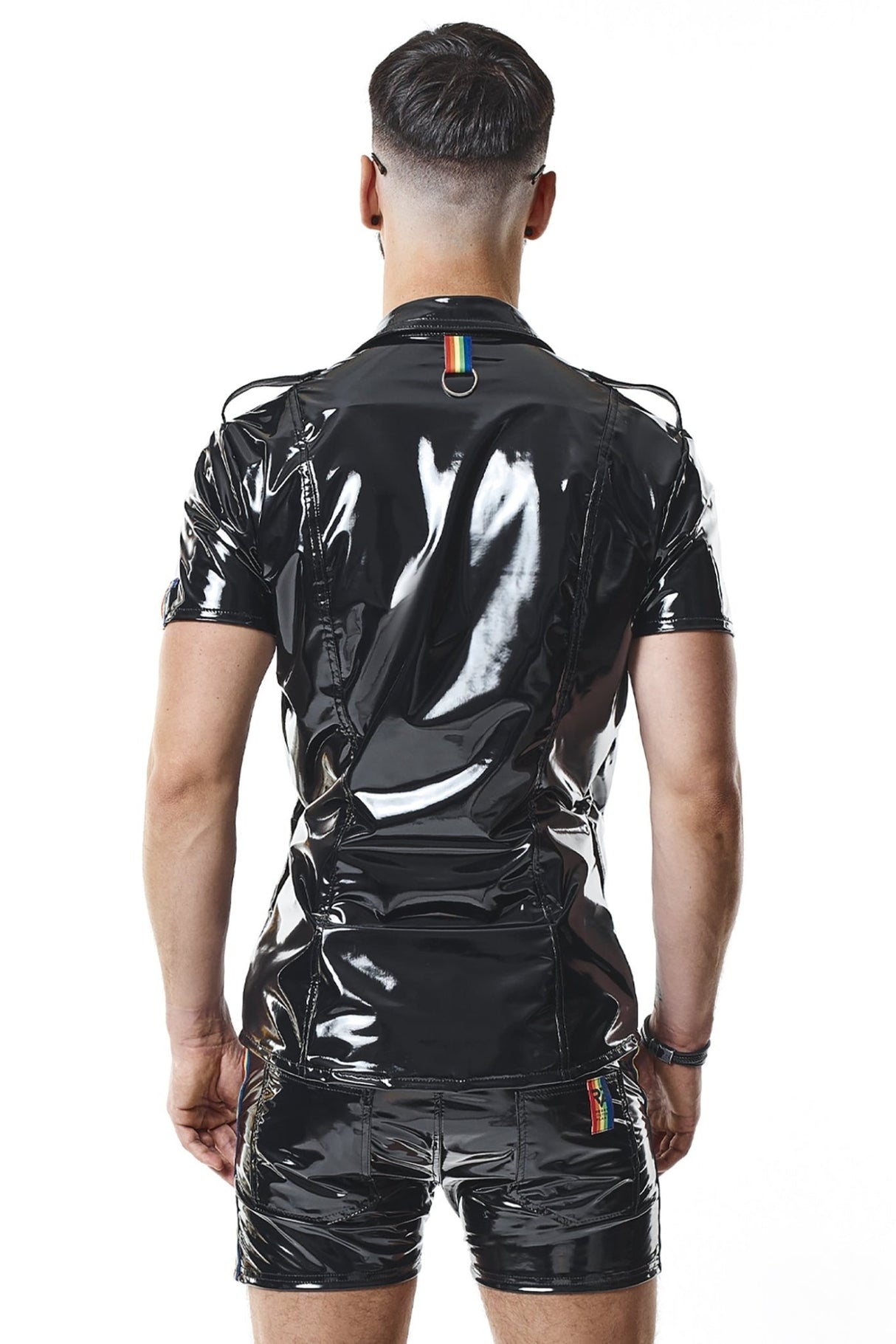 PVC Herren T-Shirt "Luigi" schwarz - Hinreissend