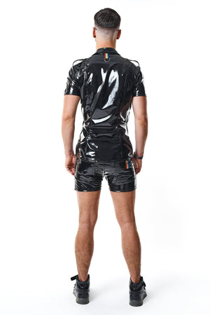 PVC Herren T-Shirt "Luigi" schwarz - Hinreissend
