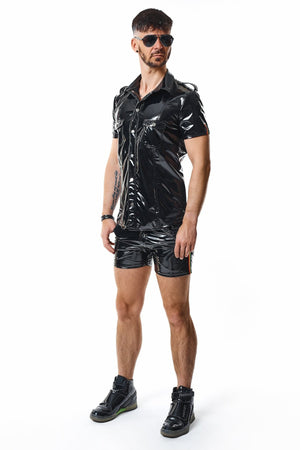 PVC Herren T-Shirt "Luigi" schwarz - Hinreissend