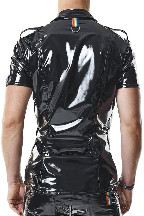 PVC Herren T-Shirt "Luigi" schwarz - Hinreissend