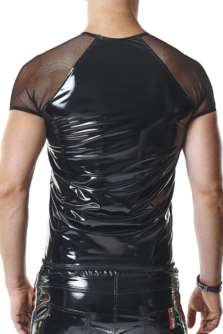 PVC Herren T-Shirt "Sandro" schwarz - Hinreissend