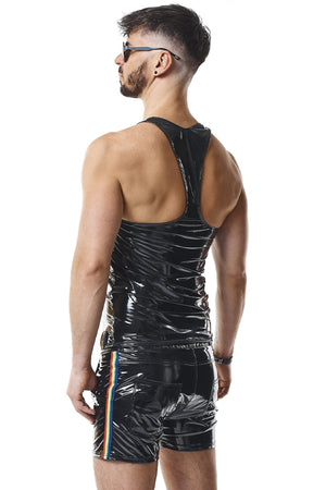 PVC Herren Tank Top "Filippo" schwarz - Hinreissend