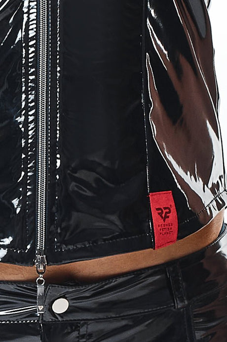 PVC Herren Weste "Otello" schwarz - Hinreissend