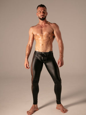 Rebel Zip Legging Schwarz – Absolu Male